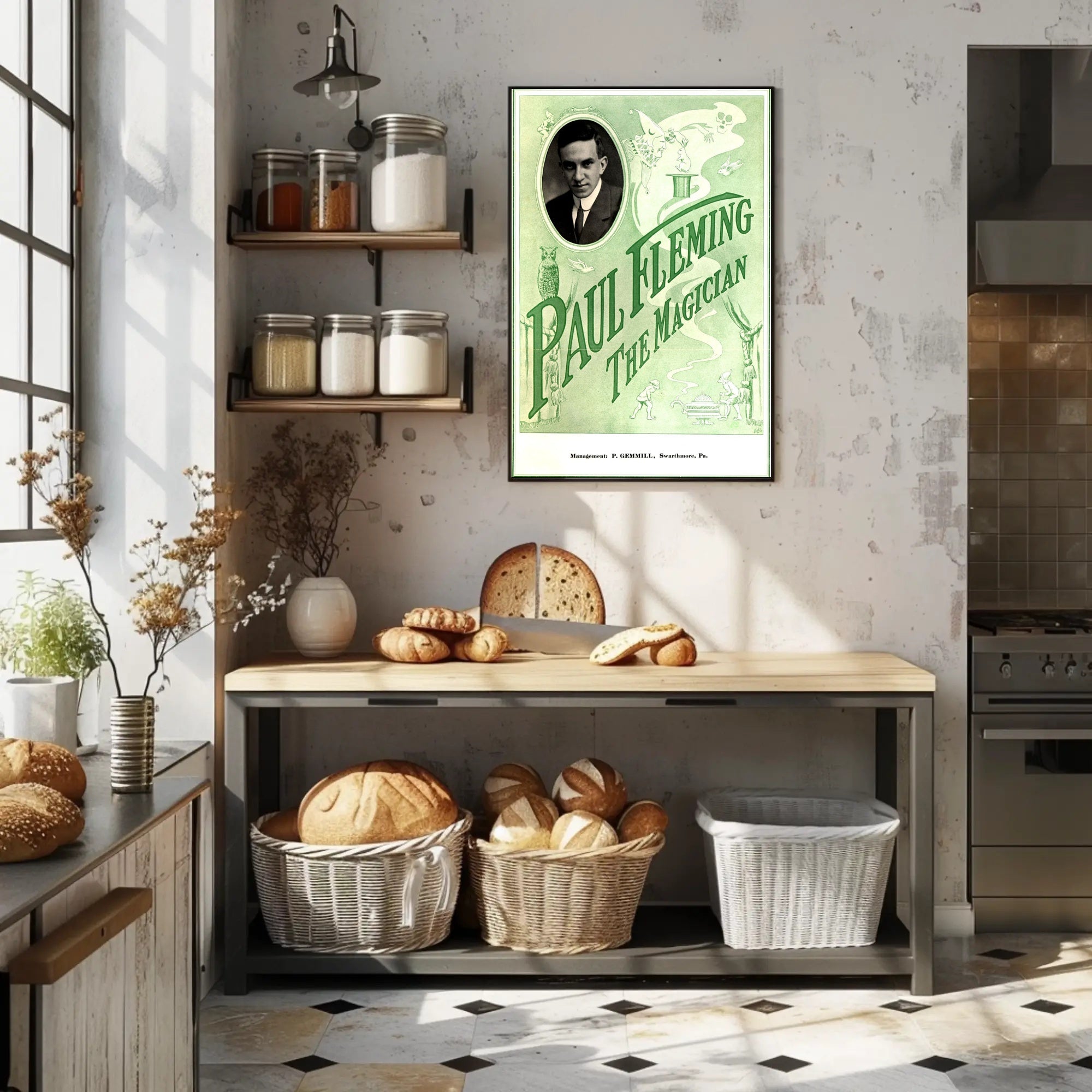 Paul Fleming Vintage Magic Poster - Abstract, Artistic Poster
