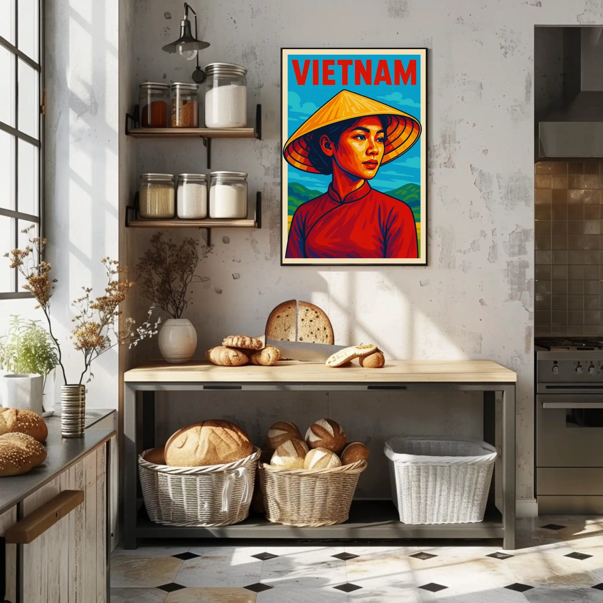 Vietnam Cultural Portrait Poster