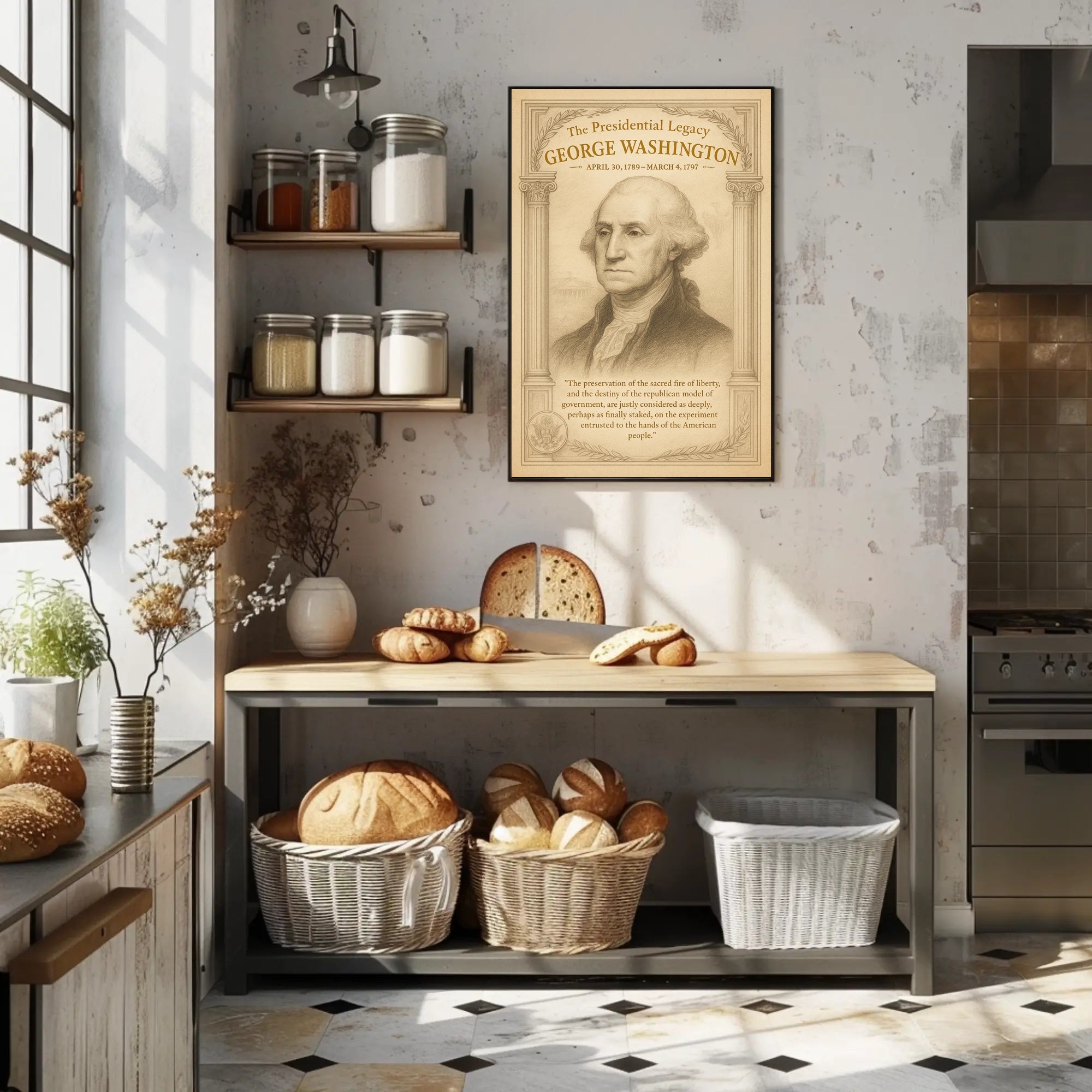 George Washington 1st President Poster PosterGoat