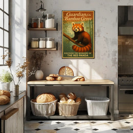 Guardian of the Bamboo Grove Poster PosterGoat