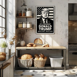 Donald Trump 47th President Poster
