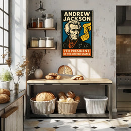 Andrew Jackson 7th President Poster