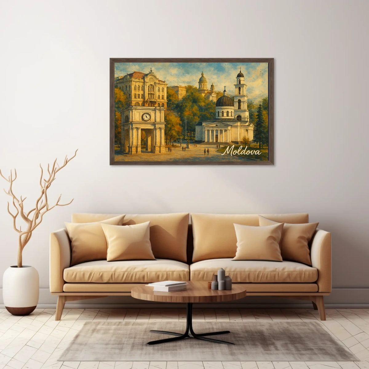 Architectural Beauty of Moldova Poster