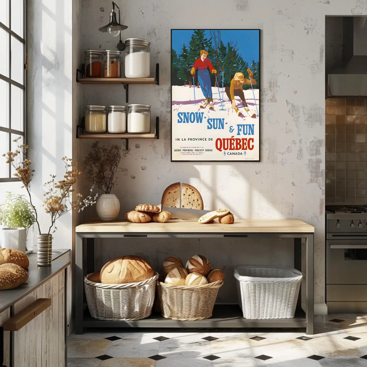 Snow, Sun, Fun In Québec Poster