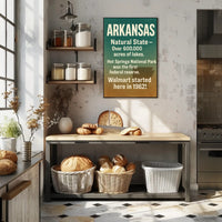 Arkansas The Natural State Poster