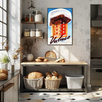 Valais Winter Chalet Art Print Cultural or Heritage Poster PosterGoat