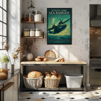 Boeing XPBB Sea Ranger Vintage Aviation Poster