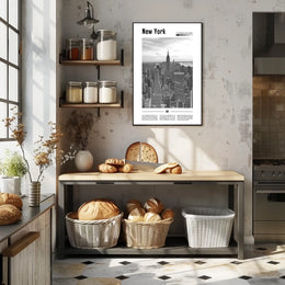 New York City Empire State Building Poster Classic Wall Art