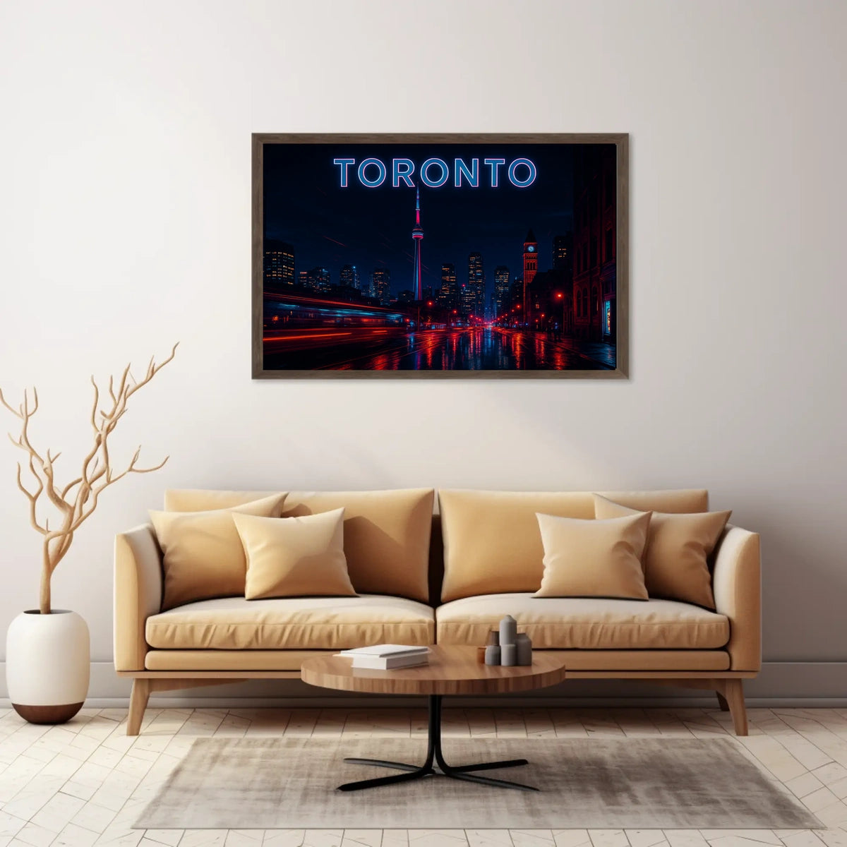 Toronto at Night Poster