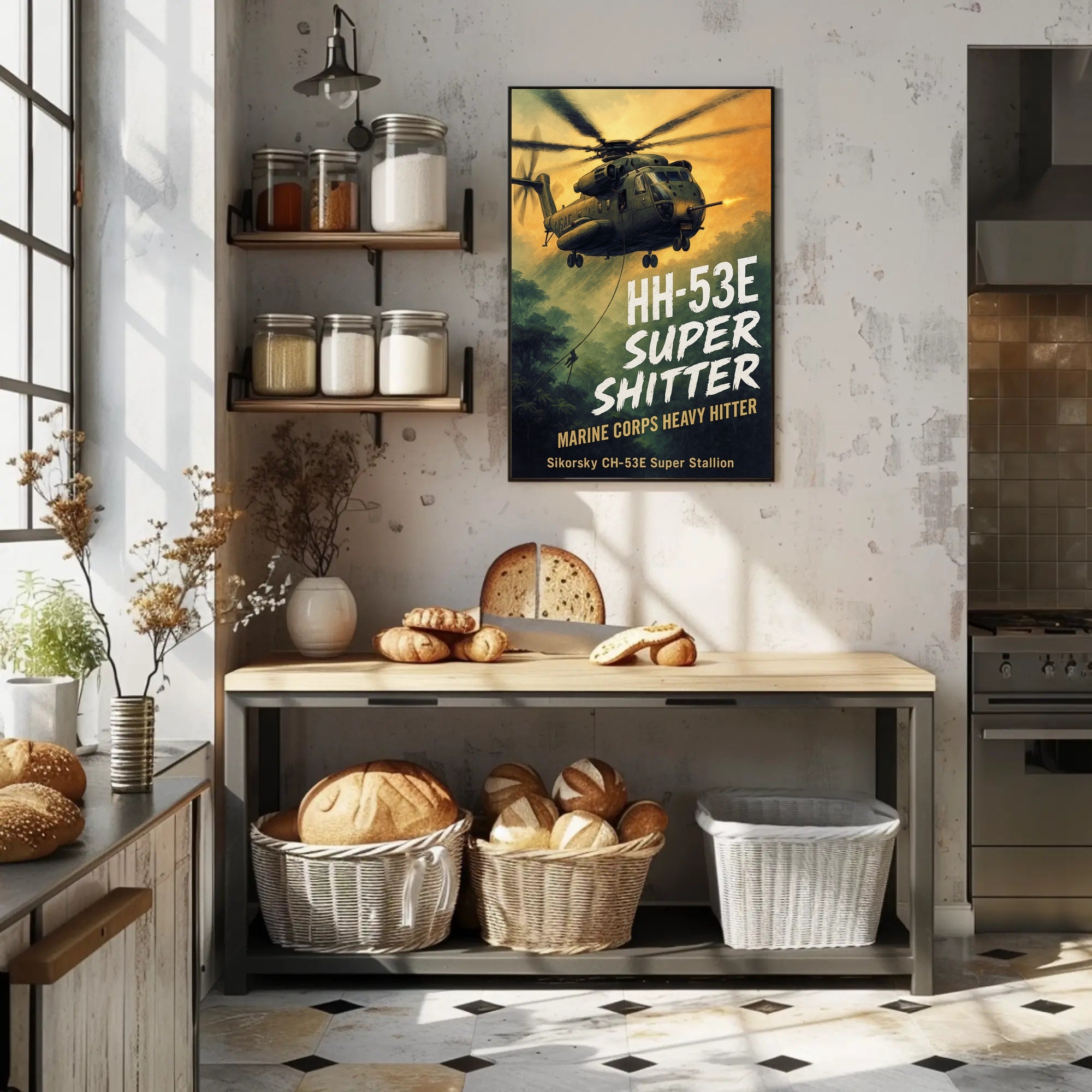 HH-53E Super Shitter Poster PosterGoat