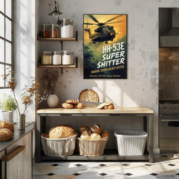 HH-53E Super Shitter Poster PosterGoat
