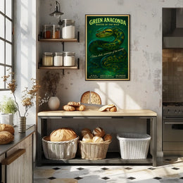 Master Of The Wild Green Anaconda Poster