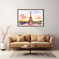Eiffel Tower at Sunset Poster PosterGoat