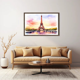 Eiffel Tower at Sunset Poster PosterGoat