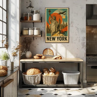 New York Iconic Imagery Poster