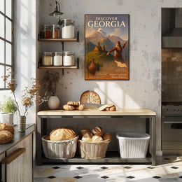 Discover Georgia Where Tradition Meets Poster