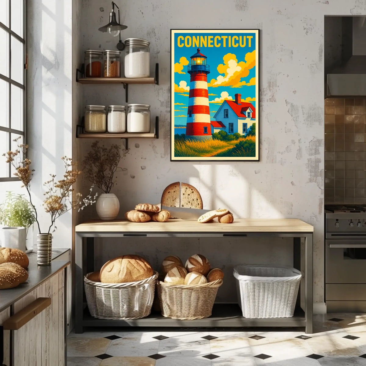 Connecticut Lighthouse Poster