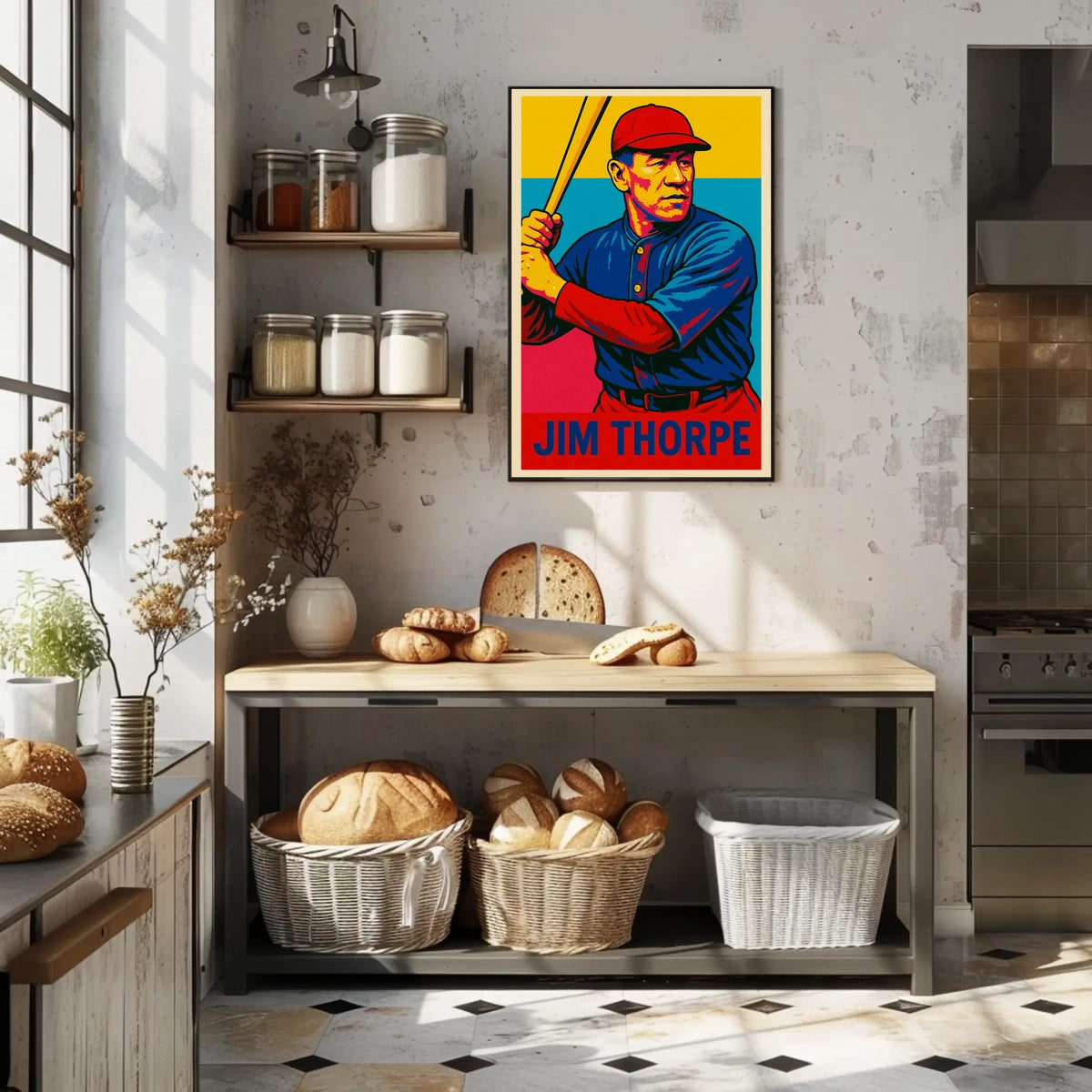 Jim Thorpe Legendary Athlete Poster