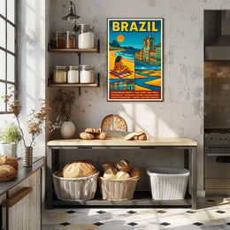 Discover Brazil Poster