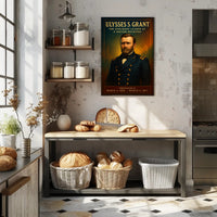 Ulysses S. Grant Vintage Presidential Poster Historical or Presidential Poster