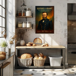 Ulysses S. Grant Vintage Presidential Poster Historical or Presidential Poster