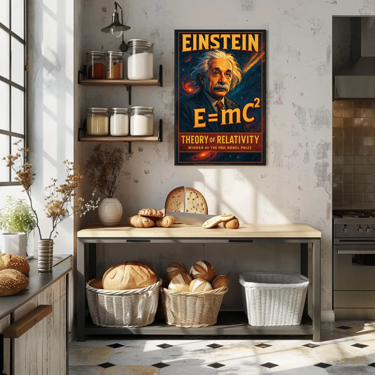 Albert Einstein Theory Of Relativity Poster