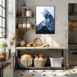 Majestic Snow-Capped Mountain Poster