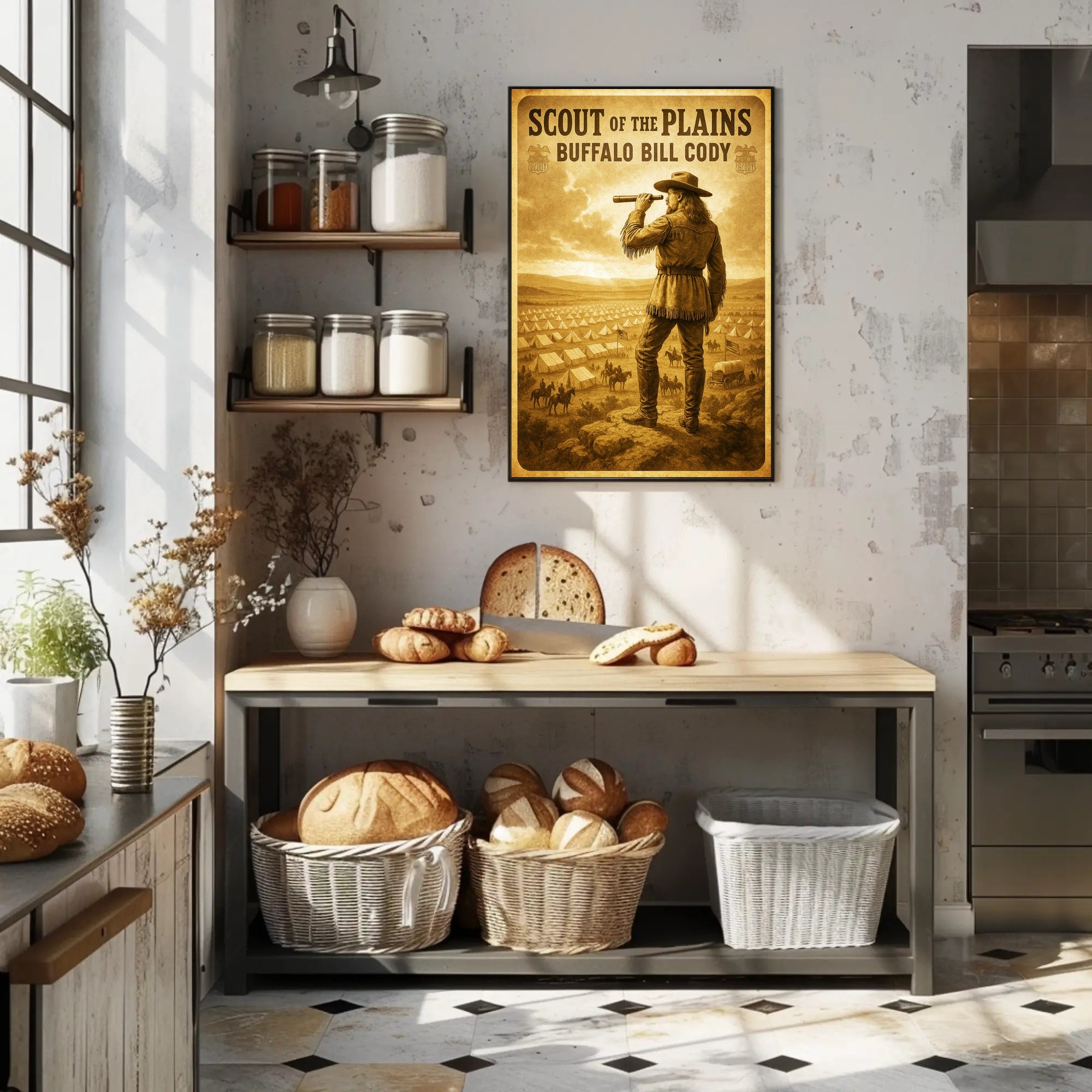 Buffalo Bill Cody Scout of the Plains Poster PosterGoat