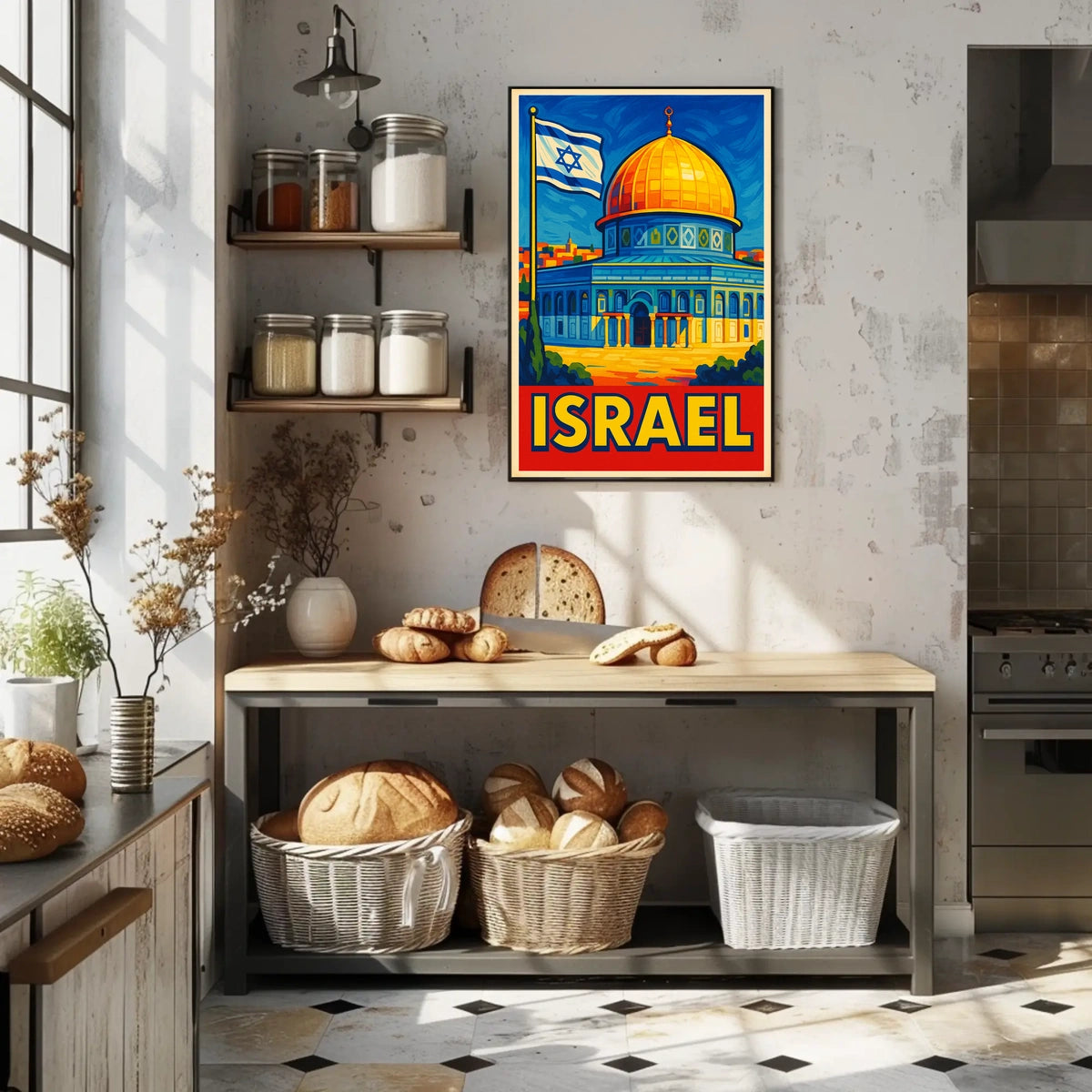 Iconic Landmarks Of Israel Poster