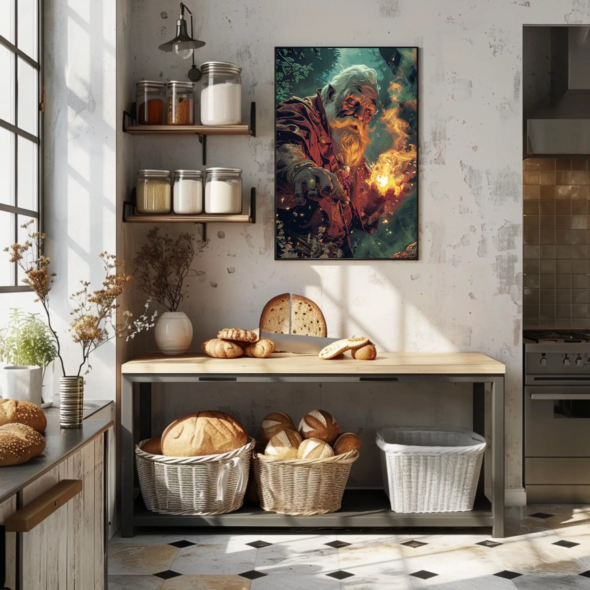 The Enchanted Sorcerer Poster PosterGoat