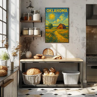 Oklahoma Landscape Scenic Poster