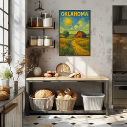 Oklahoma Landscape Scenic Poster