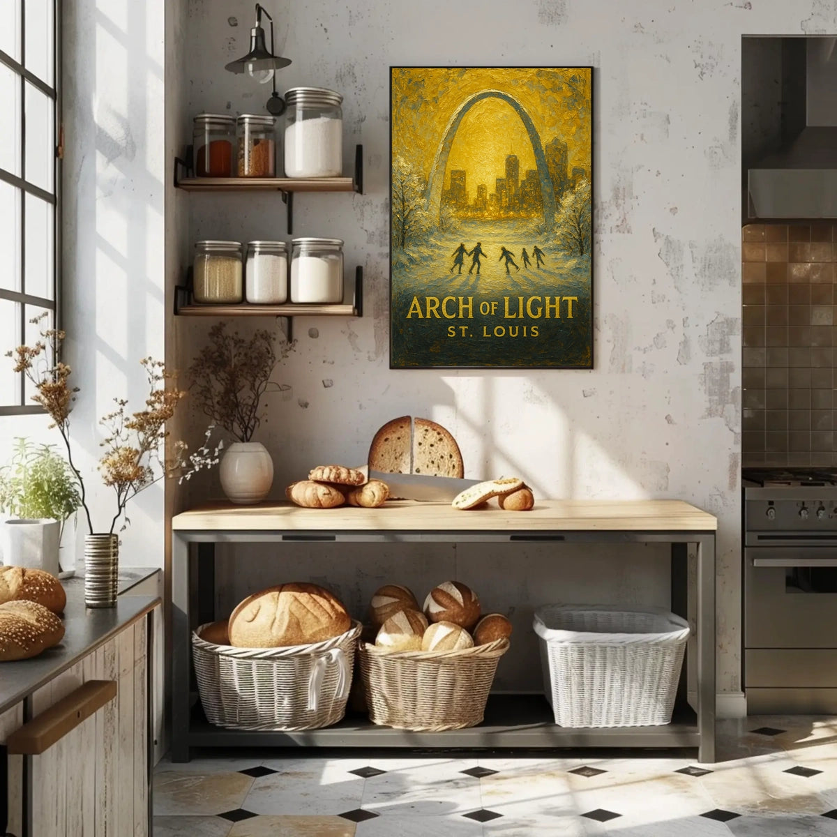 Arch Of Light St. Louis Poster