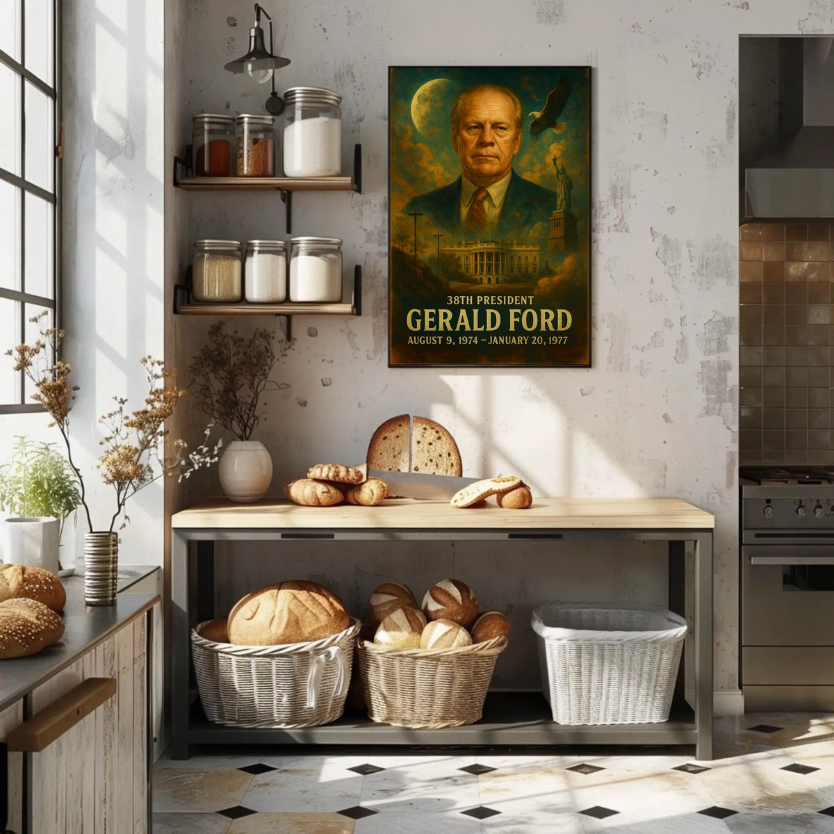Gerald Ford 38Th President Poster