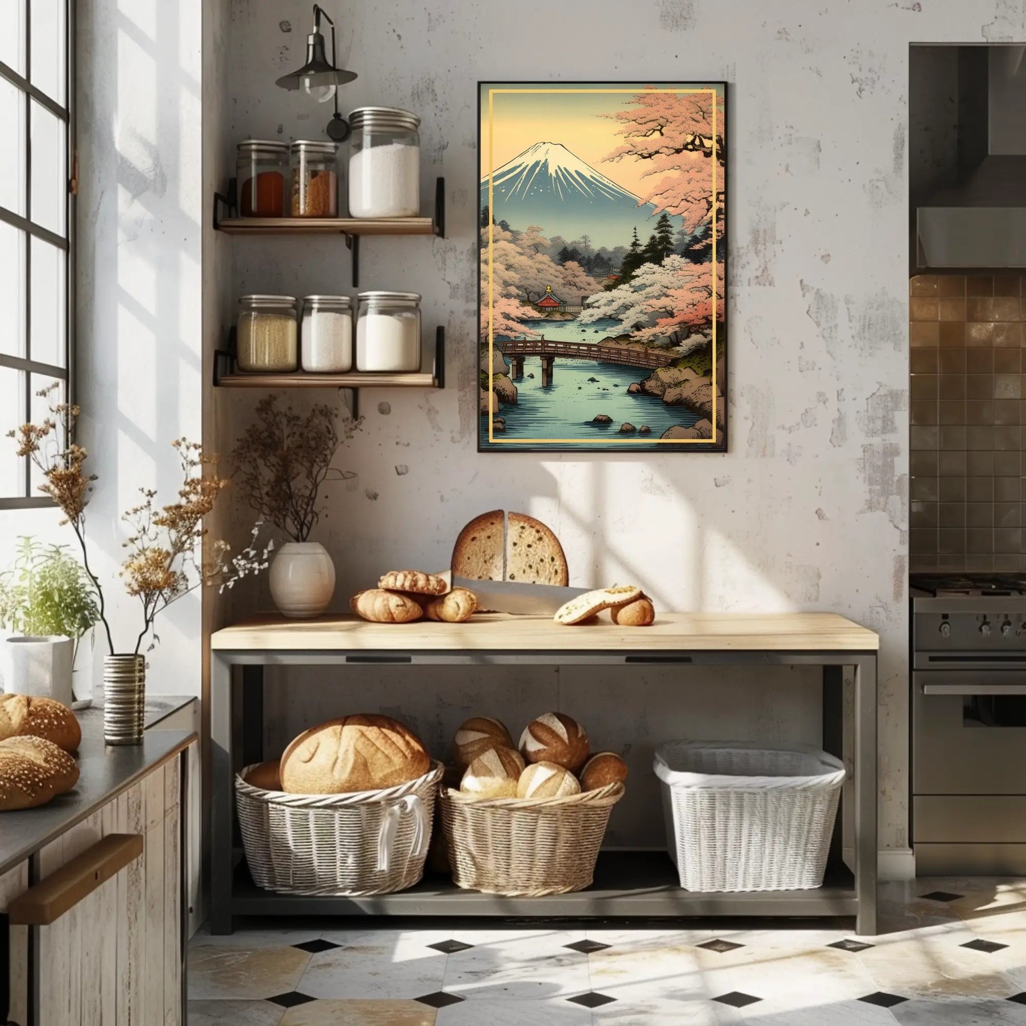Tranquil Spring in Japan Poster