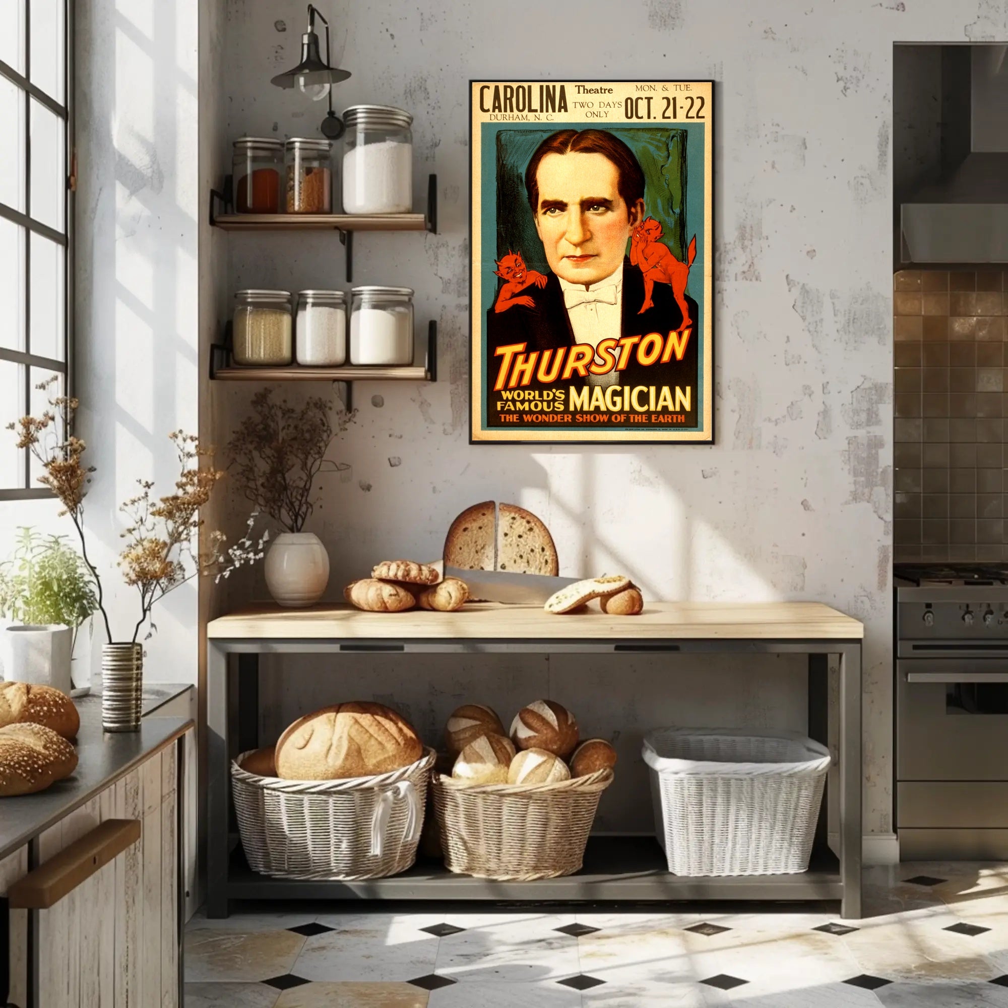 Thurston Magic Show Vintage Wonder Historical Poster