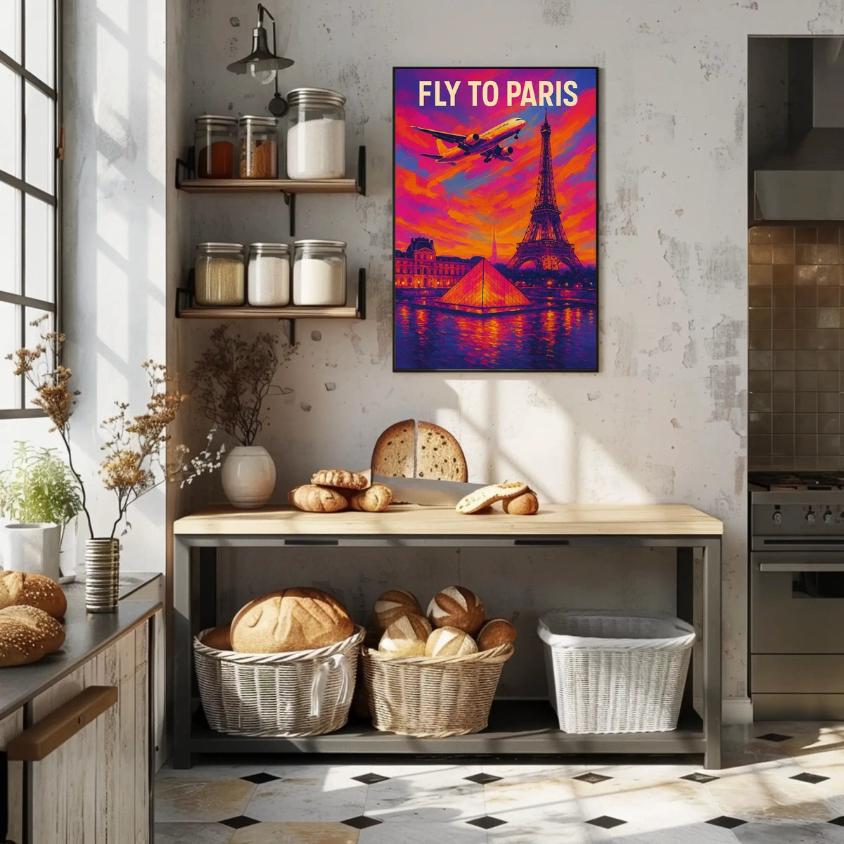 Fly To Paris Poster