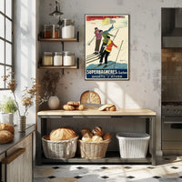 Winter Sports In The Pyrenees Poster