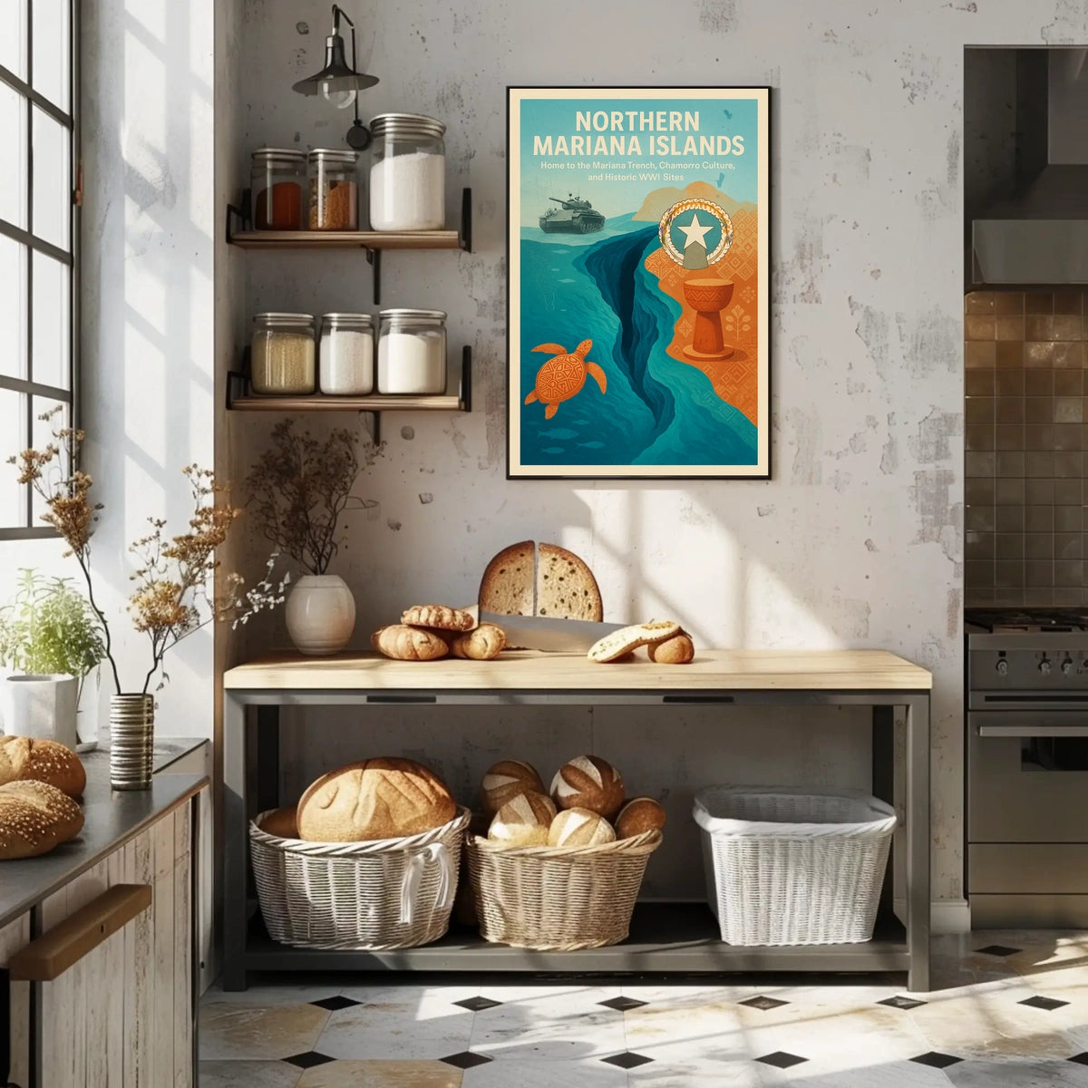 Discover the Northern Mariana Islands Poster