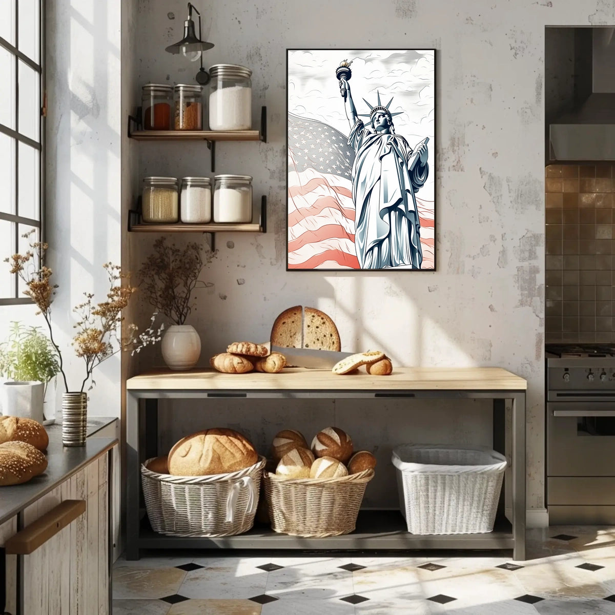 Statue of Liberty Patriotic Freedom Cultural or Heritage Poster