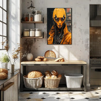 Futuristic Sentinel Poster PosterGoat