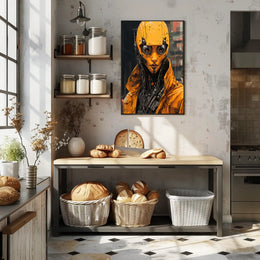 Futuristic Sentinel Poster PosterGoat