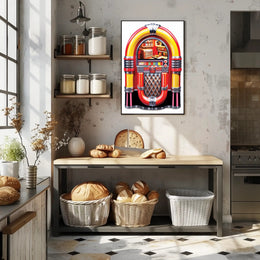 Retro Jukebox Vibes Poster