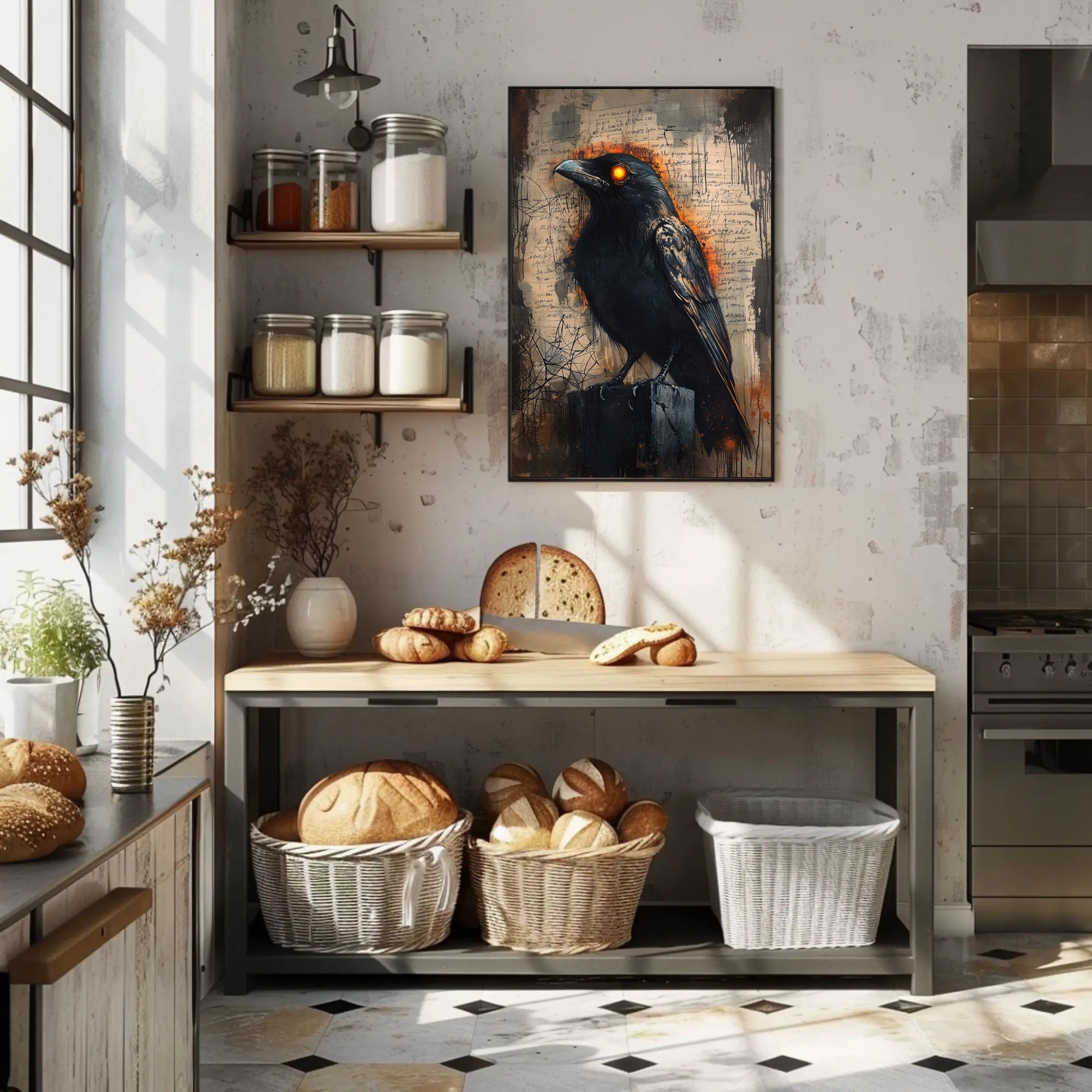 The Enigmatic Raven Poster