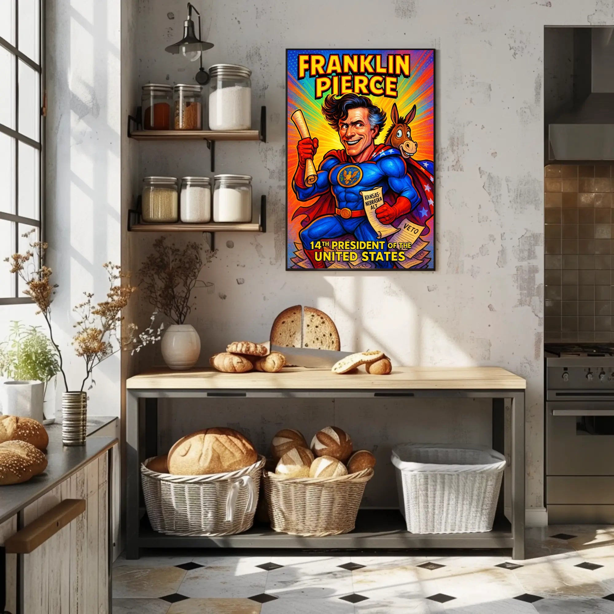 Franklin Pierce 14th President Poster PosterGoat