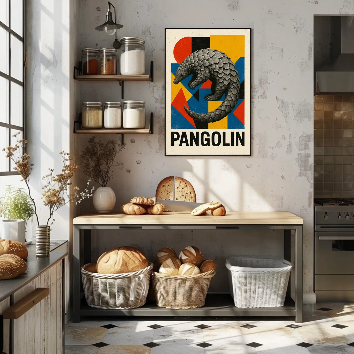 Pangolin Art Poster