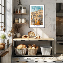 Matera: A Timeless Italian Landscape Poster PosterGoat