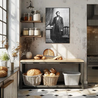 Abraham Lincoln Glasses in Hand Poster Artwork PosterGoat