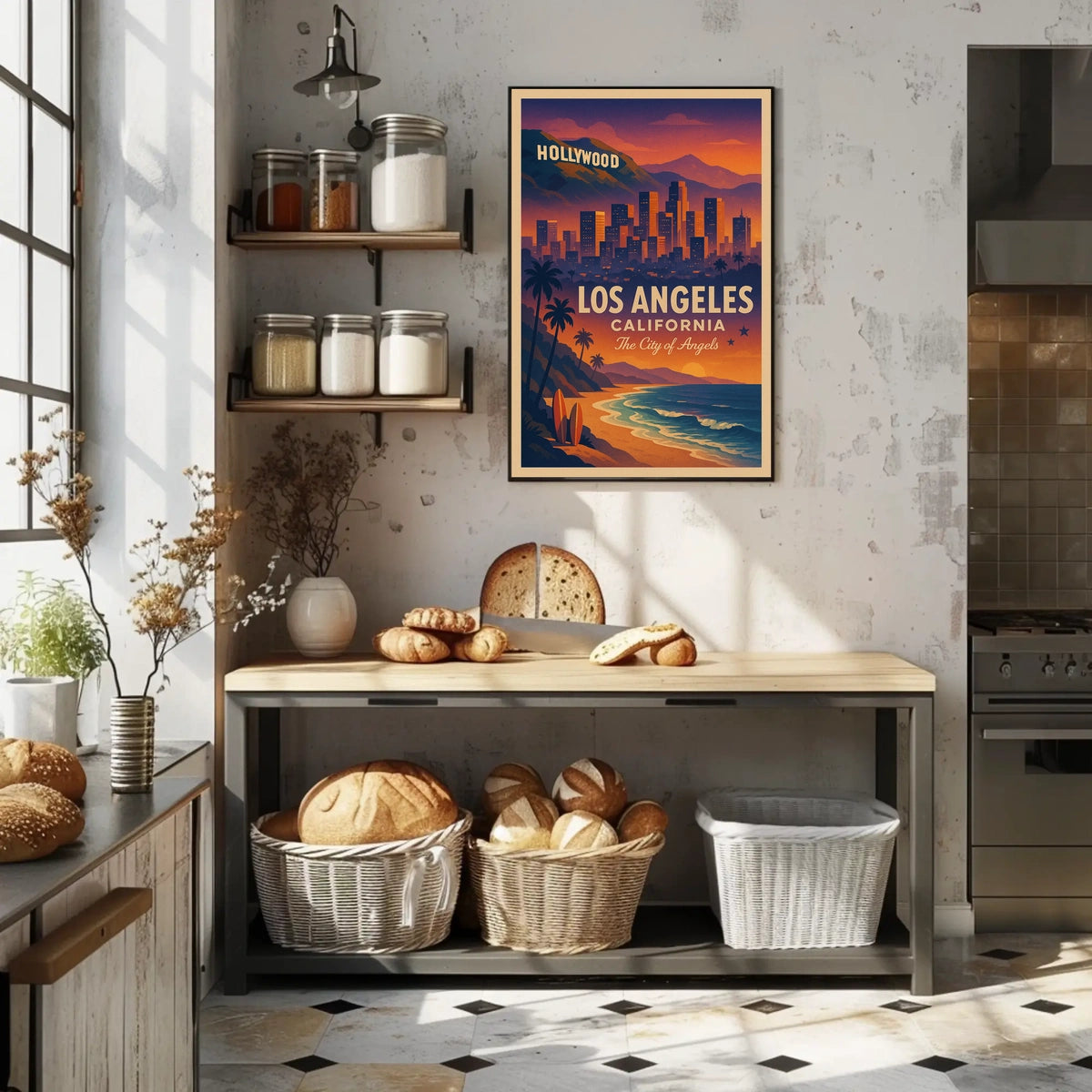 Los Angeles The City of Angels Poster