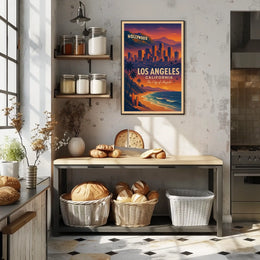 Los Angeles The City of Angels Poster